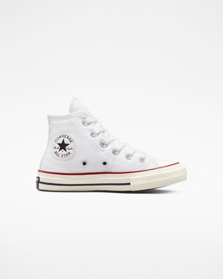 Tenisky Vysoke Converse Chuck 70 Vintage Platene Dievcenske Biele Tmavo Červené | SK QRYEM6